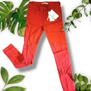 Zara Z1975 Slim Red Jeans BNWT sz 4